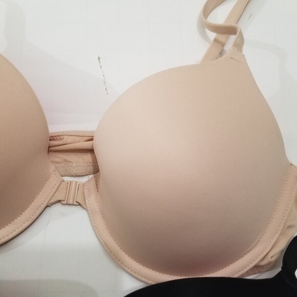 Victora's Secrets bras (2 bras) in black and nude colors, both 36B - Picture 9 of 11
